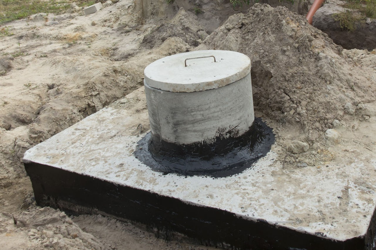 Image of a septic tanks after a Septic System Installation Galesburg area Image of a septic tanks after a Septic System Installation Galesburg area