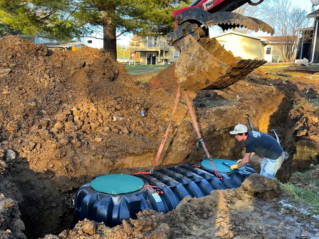 Coal Creek Installing A New Septic Tank Image of Coal Creek Installing A New Septic Tank