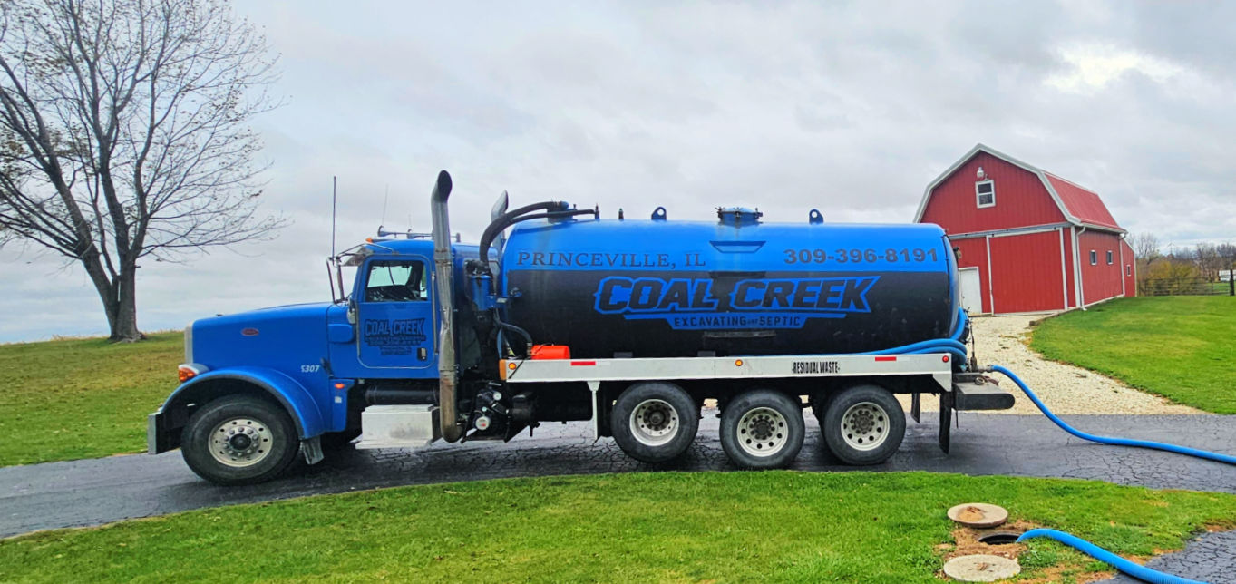 image of Coal Creek Septic pump truck image of Coal Creek Septic pump truck